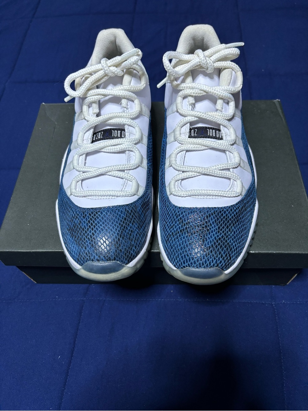 Jordan 11 Retro Low Navy Snakeskin 2019
Size 10.5